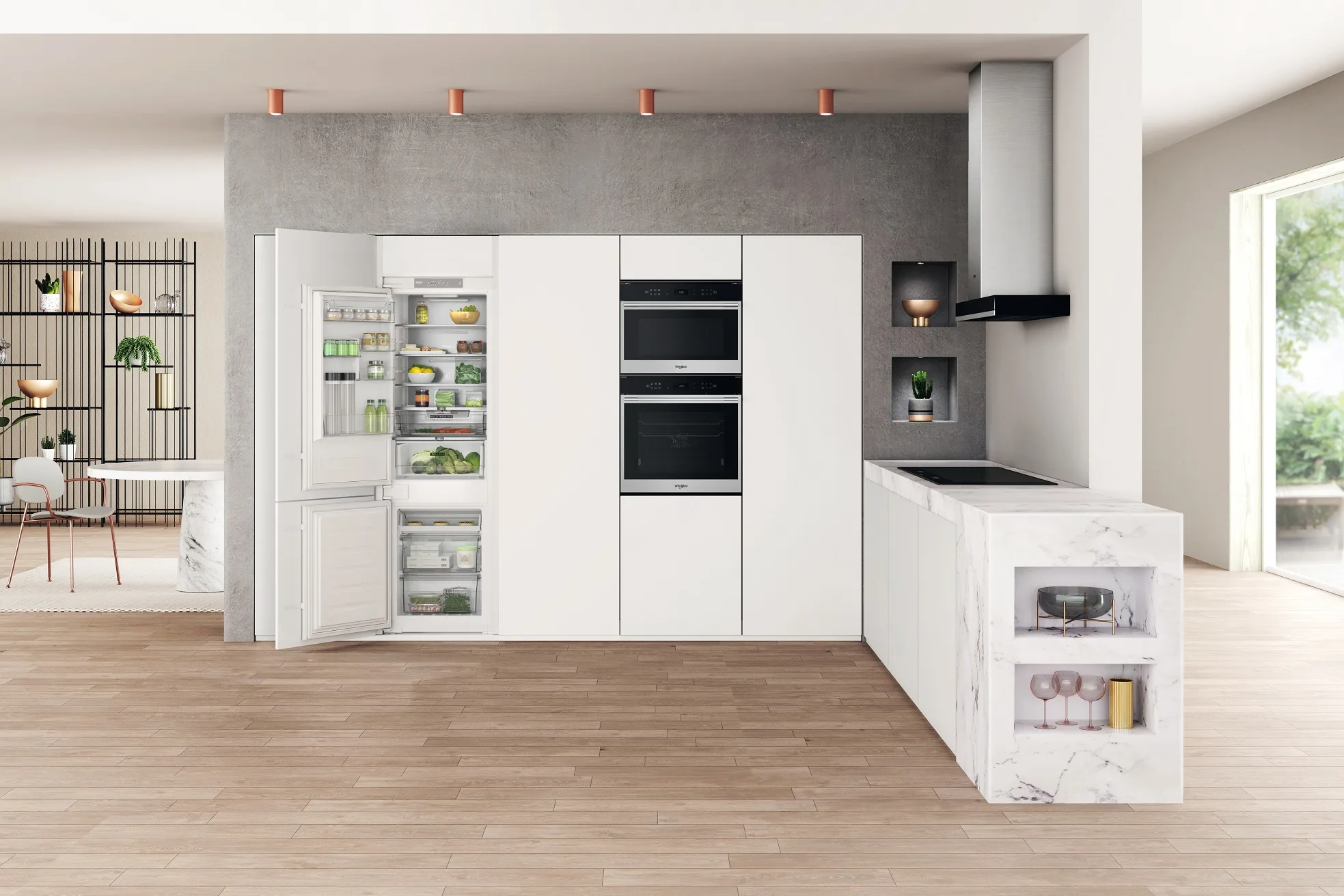 Холодильник Whirlpool WHC18 T341 Quraşdırılan Soyuducu
